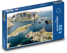 Wyspy - morze Puzzle 130 elementów - 28,7x20 cm