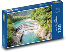 Lechfall - Wasserfall Puzzle 130 Teile - 28,7x20 cm