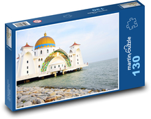 Malakka - Meczet Puzzle 130 elementów - 28,7x20 cm