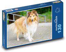 Sheltie - pes Puzzle 130 dielikov - 28,7 x 20 cm