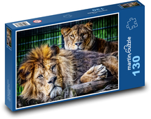 Lev - levice Puzzle 130 dielikov - 28,7 x 20 cm