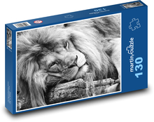 Lion - wild cat Puzzle 130 pieces - 28.7 x 20 cm 