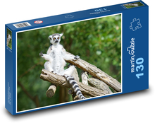 Monkey - lemur Puzzle 130 pieces - 28.7 x 20 cm 