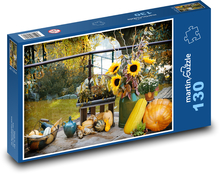 Jeseň - tekvica Puzzle 130 dielikov - 28,7 x 20 cm 