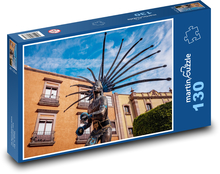 Cestování - socha Puzzle 130 dílků - 28,7 x 20 cm