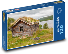 Domek - natura Puzzle 130 elementów - 28,7x20 cm