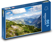 Alpy - lato Puzzle 130 elementów - 28,7x20 cm