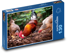 Kuře - pták Puzzle 130 - 28,7x20 cm
