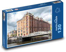 Speicherstadt - Niemcy, Hamburg Puzzle 130 elementów - 28,7x20 cm