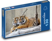 Sumatranský tiger Puzzle 130 dielikov - 28,7 x 20 cm 
