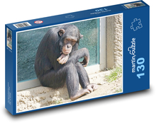 Affe - Schimpanse Puzzle 130 Teile - 28,7x20 cm