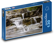Kaskáda - řeka Puzzle 130 - 28,7x20 cm