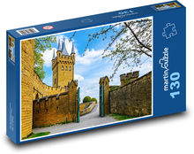 Zamek - Twierdza Puzzle 130 elementów - 28,7x20 cm