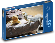 Drak bradatý Puzzle 130 dielikov - 28,7 x 20 cm