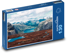 Norwegia - przyroda Puzzle 130 elementów - 28,7x20 cm
