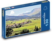 Dörfer - Alpen Puzzle 130 Teile - 28,7x20 cm
