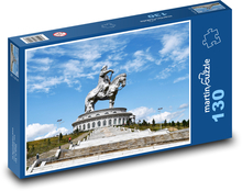 Mongolsko - sochárstvo Puzzle 130 dielikov - 28,7 x 20 cm 