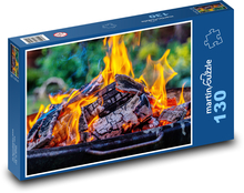 Feuer - Asche Puzzle 130 Teile - 28,7x20 cm