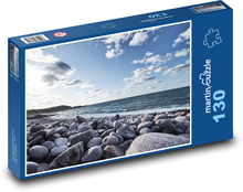 Krajina - oceán Puzzle 130 dielikov - 28,7 x 20 cm 