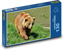 Medveď hnedý Puzzle 130 dielikov - 28,7 x 20 cm 
