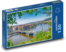 Prag - Moldau Puzzle 130 Teile - 28,7x20 cm