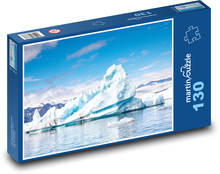 Island - ledovec Puzzle 130 dílků - 28,7 x 20 cm