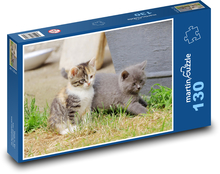 Kocięta - koty Puzzle 130 elementów - 28,7x20 cm