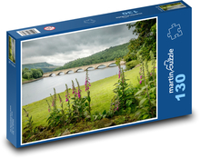 Anglicko - vodná nádrž Puzzle 130 dielikov - 28,7 x 20 cm