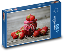 Jahody a marmeláda Puzzle 130 dielikov - 28,7 x 20 cm 