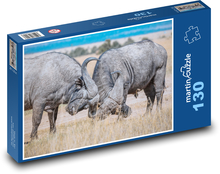 Safari - buvol Puzzle 130 dílků - 28,7 x 20 cm