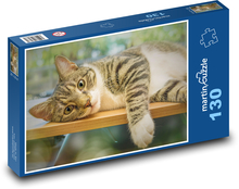 Cute cat Puzzle 130 pieces - 28.7 x 20 cm 