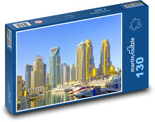 Dubaj - mrakodrapy Puzzle 130 dílků - 28,7 x 20 cm
