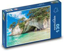 Plaża - Nowa Zelandia Puzzle 130 elementów - 28,7x20 cm