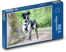 Niemiecki wskaźnik - krótkowłosy Puzzle 130 elementów - 28,7x20 cm