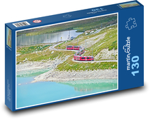 Szwajcaria - Bernine Pass Puzzle 130 elementów - 28,7x20 cm