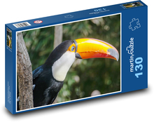 Bird - Toucan Puzzle 130 pieces - 28.7 x 20 cm 