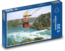 Niagarské Vodopády - lanovka Puzzle 130 dílků - 28,7 x 20 cm