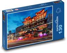 Singapurská čínska štvrť Puzzle 130 dielikov - 28,7 x 20 cm 
