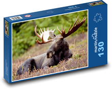 Animal - moose Puzzle 130 pieces - 28.7 x 20 cm 