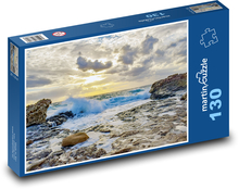 Moře - kameny Puzzle 130 dílků - 28,7 x 20 cm