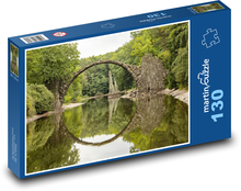 Jazero Rakozbrücke Puzzle 130 dielikov - 28,7 x 20 cm 