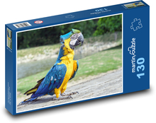 Papagáj - vták Puzzle 130 dielikov - 28,7 x 20 cm