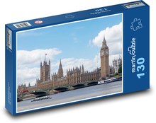 Anglie - parlament Londýn Puzzle 130 dílků - 28,7 x 20 cm