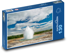 Island - Geysir Puzzle 130 Teile - 28,7x20 cm