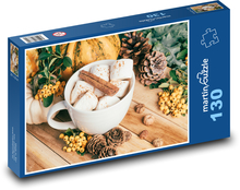 Marshmallow - skořice Puzzle 130 dílků - 28,7 x 20 cm