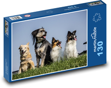 Animals - Dogs Puzzle 130 pieces - 28.7 x 20 cm 
