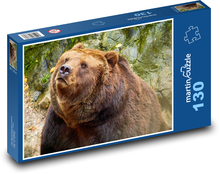 Niedźwiedź brunatny Puzzle 130 elementów - 28,7x20 cm