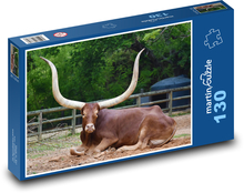 Hörner - Stier Puzzle 130 Teile - 28,7x20 cm