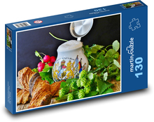 Piwo w dzbanku - chmiel Puzzle 130 elementów - 28,7x20 cm