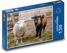 Farma - hospodářská zvířata Puzzle 130 dílků - 28,7 x 20 cm